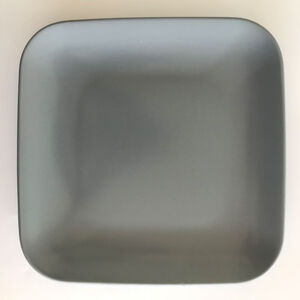 Abney & Croft Square Grey 10.5" Dinner Plate